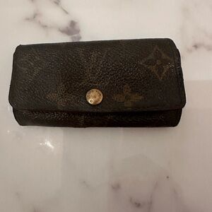 Louis Vuitton Black Wallet with Iconic Design